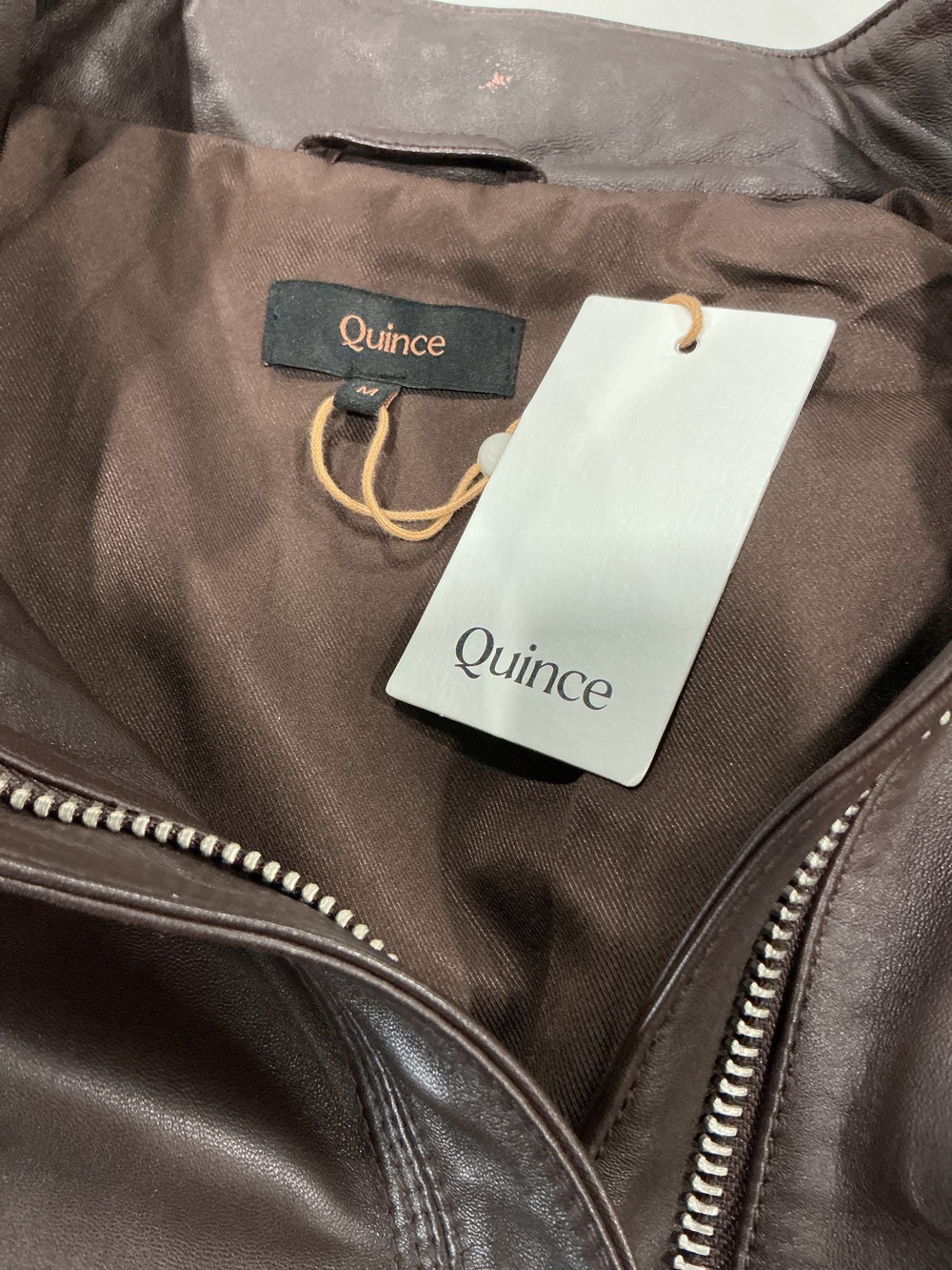 100% Leather Stand-Collar Jacket - Picture 4 of 4